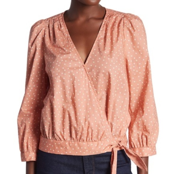 Madewell Tops - madewell | star scatter wrap shirt